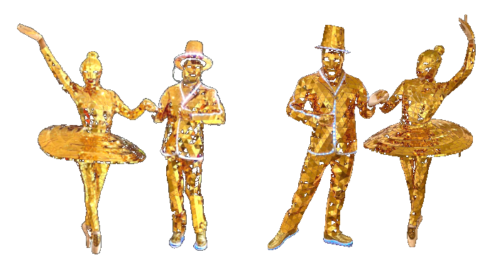 الثنائي الذهبي (Gold Mirror Couple)